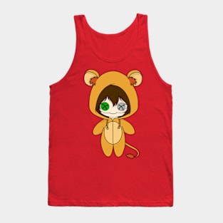 creepypasta clockwork lion costume doll Tank Top